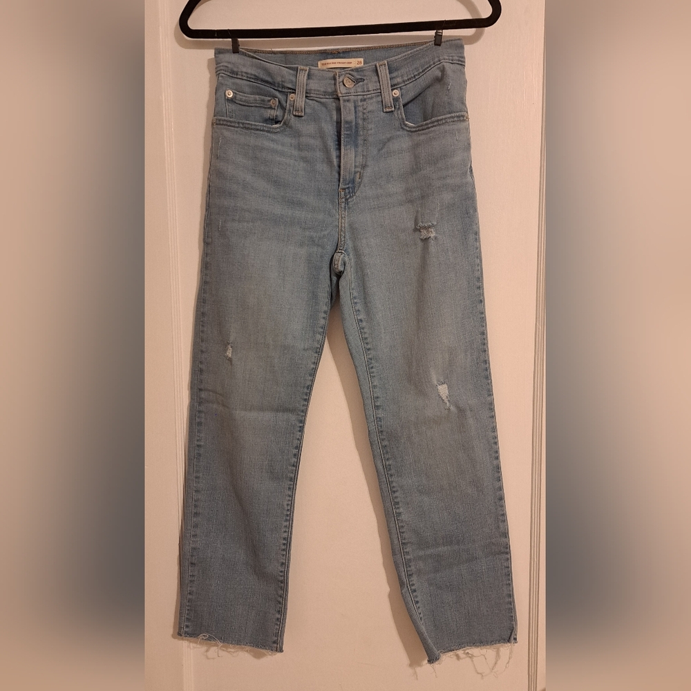 Levi's Light Blue Ankle & Cropped Jeans
